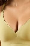 Soie Padded Non-Wired Medium Coverage T-Shirt Bra - Lemon Grass — thumbnail 5